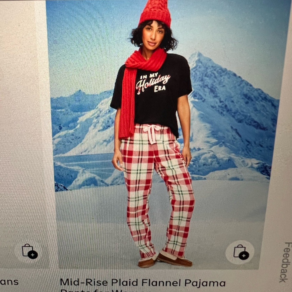 Old Navy Match 1994 Fam Flannel Mid-Rise Elastic Pant Christmas Holiday Pajama S - Picture 12 of 12